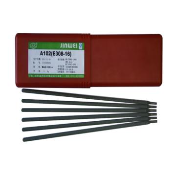 金威 不锈钢焊条，A102(E308-16)，Φ2.5mm 售卖规格：20公斤/箱