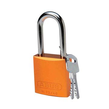 贝迪/BRADY 铝锁，99619 1.5"/3.8cm锁钩 锁芯互异 橙色 售卖规格：1把