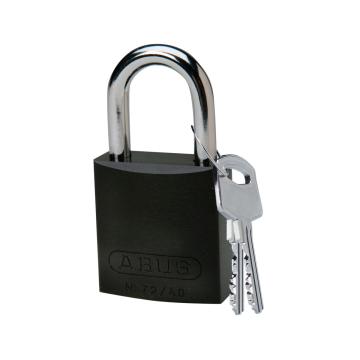贝迪/BRADY 铝锁，99613 1"/2.5cm锁钩 锁芯互异 黑色 售卖规格：1把