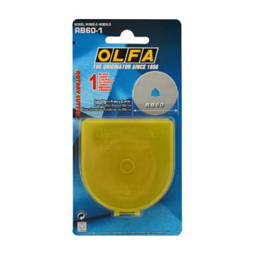 OLFA 旋转刀片，RB60-1 60mm 1片装 售卖规格：1盒