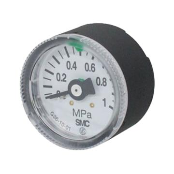 SMC 压力表，G36-10-01 1/8"，调压范围0-1.0Mpa 售卖规格：1个