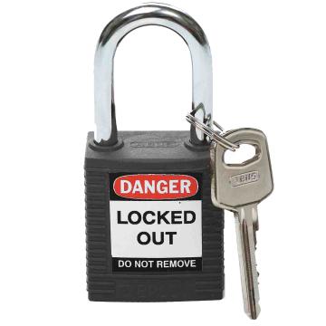 贝迪/BRADY 安全挂锁，99580 1.5"锁钩 锁芯互异 黑色 售卖规格：1把