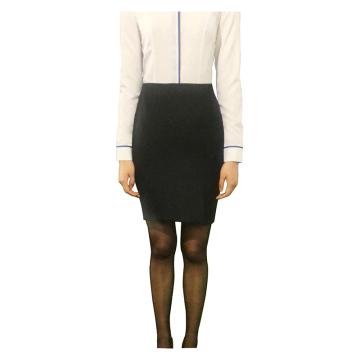 乔治白 女士西裤，2.01.30116-165/68A，女士西裙，黑色 羊毛混纺 售卖规格：1条