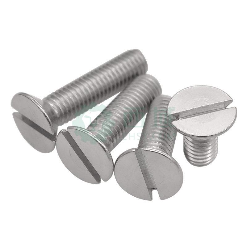 法思特 gb68一字沉头机螺钉,m10-1.5x25,不锈钢316,洗白,160个/盒