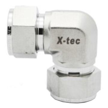 X-tec UL系列等径两通直角接头，XY-SS-UL-K2F，1/8" 不锈钢316，英制 售卖规格：1个
