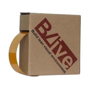 Blive 警示划线反光地贴胶带，50mm×22m，黄色，BL-RL-50-YL 售卖规格：1卷
