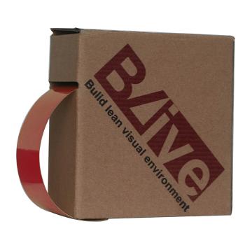 Blive 警示划线反光地贴胶带，50mm×22m，红色，BL-RL-50-RD 售卖规格：1卷