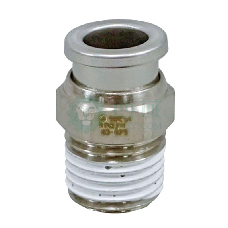 smc 金属外牙直通接头,kqb2h10-02s