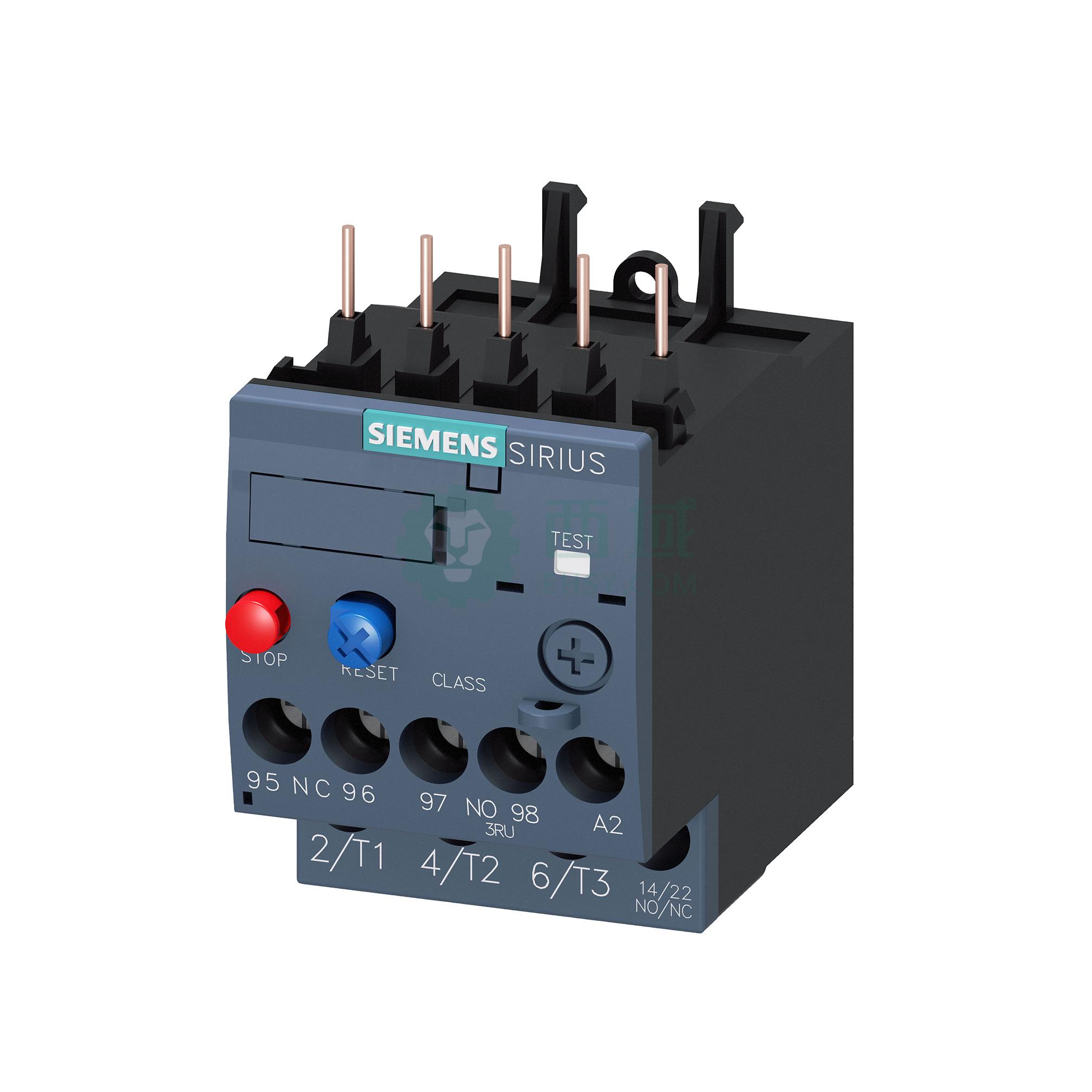 西门子siemens 热过载继电器,3ru61160gb0