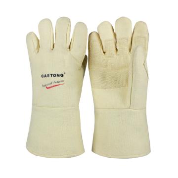 卡司顿/CASTONG 隔热手套，ABY-5T-34 500°耐高温手套，黄色 售卖规格：1副