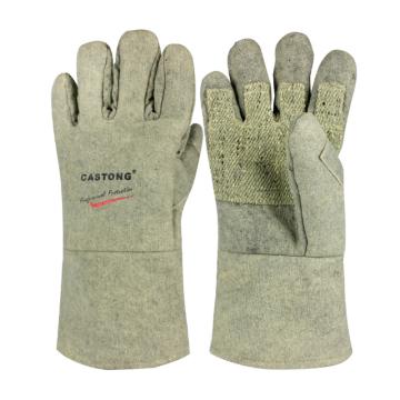 卡司顿/CASTONG 隔热手套，ABG-5T-34 500°耐高温手套，绿色 售卖规格：1副
