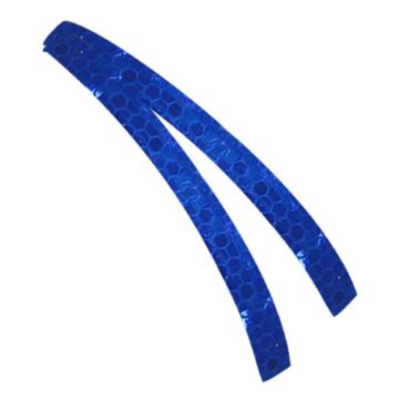 安赛瑞 安全帽警示反光贴-蓝色 晶格反光材料，20mm×260mm，13309 售卖规格：10片/包