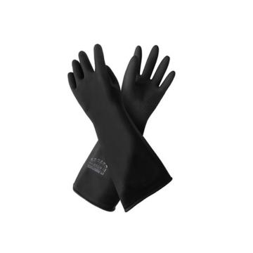 威蝶 乳胶防化手套，40cm，加厚 黑色 售卖规格：1副