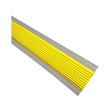 安赛瑞 PVC楼梯包边防滑条-黄/灰，PVC材质，50mm×25m，厚度3mm，13861 售卖规格：1卷