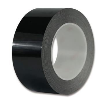 安赛瑞 耐磨型划线胶带，高性能自粘性PP表面覆超强保护膜，50mm×22m，黑色，15649 售卖规格：1卷