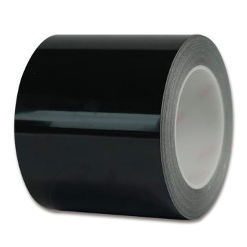 安赛瑞 耐磨型划线胶带，高性能自粘性PP表面覆超强保护膜，100mm×22m，黑色，15640 售卖规格：1卷