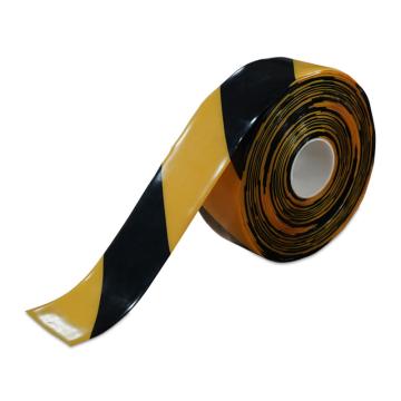 安赛瑞 重载型划线胶带，1mm厚PVC基材，100mm×30m，黄/黑，11757 售卖规格：1卷