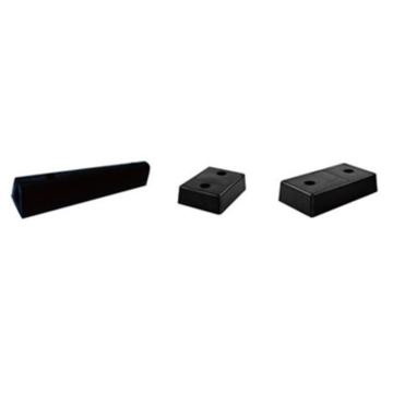 安赛瑞 防撞缓冲块，优质原生橡胶，黑色，重8kg，含安装配件，330×250×100mm，11048 售卖规格：1个