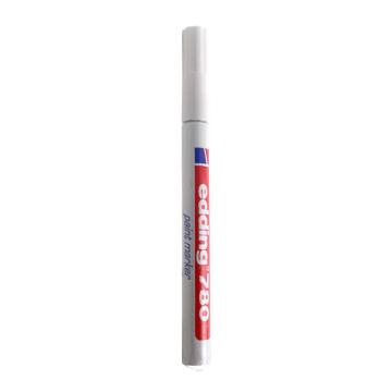 艾迪 记号笔，工业油漆笔，耐高温300度 线幅0.8mm 白色 单位：支