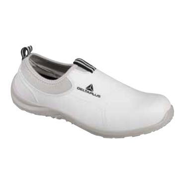 代尔塔/DELTAPLUS MIAMIS2松紧安全鞋，防砸防静电防水，白色，301213-41 售卖规格：1双