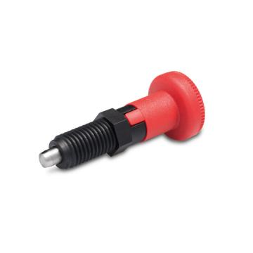伊莉莎+冈特 分度销，不锈钢销头不带锁紧螺母无磁性，红色PMT.101-SST-10-M20x1.5-A-C6 售卖规格：1个