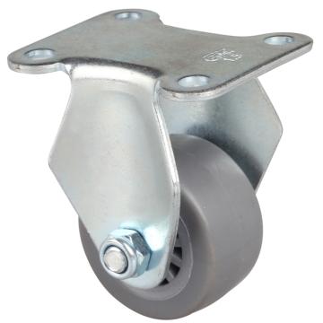 易得力 定向超级人造胶(TPE)脚轮，261015-2615-53 脚轮小型1.5寸30kg 售卖规格：1个