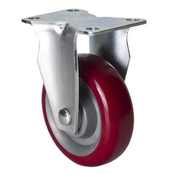 易得力 定向高强度聚氨酯(TPU)脚轮，50104-504-85 脚轮中型4寸130kg 售卖规格：1个