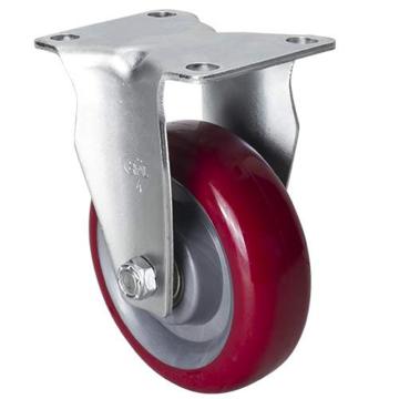 易得力 定向高强度聚氨酯(TPU)脚轮，50104-504-86 脚轮中型4寸150kg 售卖规格：1个