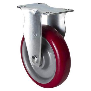 易得力 定向高强度聚氨酯(TPU)脚轮，50105-505-85 脚轮中型5寸130kg 售卖规格：1个
