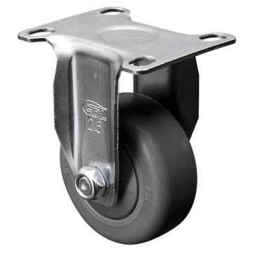 易得力 定向超级人造胶(TPE)脚轮，371025-3725-57 脚轮轻型2.5寸70kg 售卖规格：1个