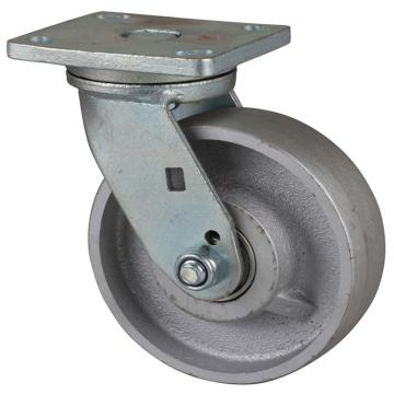 易得力 平顶万向铸铁(CastIron)脚轮，78116-786-96 脚轮重型6寸950kg 售卖规格：1个