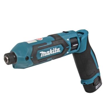 牧田/makita 充电冲击起子机，TD022DSE ，7.2v，1.5Ah，2电1充，电动螺丝刀迷你锂电池折叠电钻 售卖规格：1套