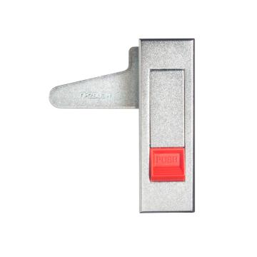 恒珠 平面锁，MS603-3-2R，红按钮，无锁芯，喷沙镀铬 售卖规格：1把
