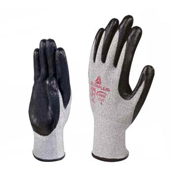 代尔塔/DELTAPLUS 4级防割手套，202043-8 VENICUT 43 半丁腈涂层，3副/袋 售卖规格：1袋