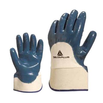 代尔塔/DELTAPLUS 丁腈涂层手套，201170-10 NI170 安全袖口，重型3/4丁腈涂层手套，12副/打 售卖规格：1打