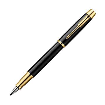 派克 IM系列纯黑丽雅金夹墨水笔，1100006931 售卖规格：1支