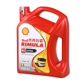 壳牌/Shell 柴油机油，RIMULA R2 Extra，15W-40 4L*4/箱 售卖规格：4升/箱