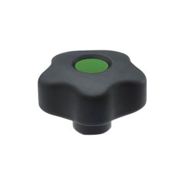 伊莉莎+冈特 凸轮旋钮，黑色氧化处理钢毂普通盲孔带毂帽，VCT.32 A-6-C17，绿色，1个