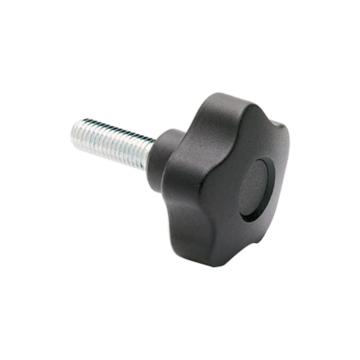 伊莉莎+冈特 凸轮旋钮，镀锌钢螺杆带毂帽，VCT.25 p-M5x30-C9，黑色，1个