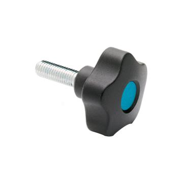 伊莉莎+冈特 凸轮旋钮，镀锌钢螺杆带毂帽，蓝色VCT.32 p-M6x16-C5 售卖规格：1个