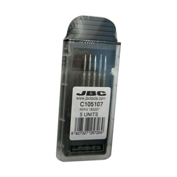 JBC 微型烙铁头，5支/盒，C105107 圆锥形，0.8mm 售卖规格：1盒