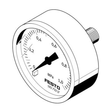 费斯托/FESTO 精密压力表，MA-63-1-1/4-EN，162844 售卖规格：1个