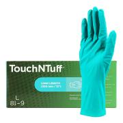 安思尔Ansell Touch N Tuff无粉一次性加长丁腈手套，92-605-L，100只/盒