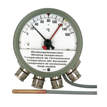 Messko 绕组温度计，MT-STW160F2 -0-160℃,6个微动开关,12m毛细管 售卖规格：1个