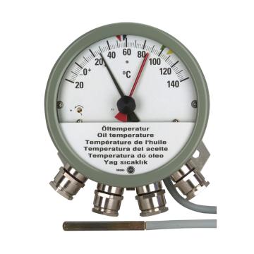 Messko 油面温度计，MT-ST160F -20-140℃,6个微动开关,12m毛细管,不锈钢防护外套 售卖规格：1个