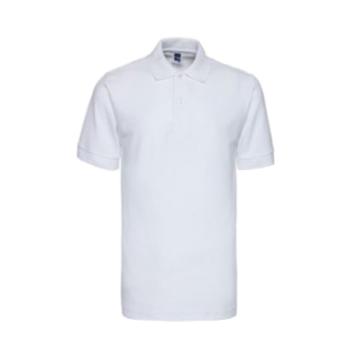 纯色大王 短袖涤棉POLO衫，1AC02/白色-3XL 195g 售卖规格：1件
