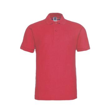 纯色大王 短袖涤棉POLO衫，1AC02/大红色-3XL 195g 售卖规格：1件