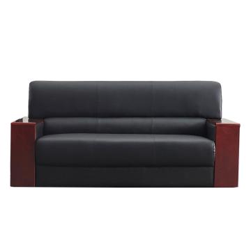 西域推荐 沙发款式一，DT-sf002 三人位 西皮 黑色 售卖规格：1套
