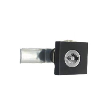 恒珠 转舌锁，机柜锁通开，MS711-5-1，黑色，带钥匙 售卖规格：1把