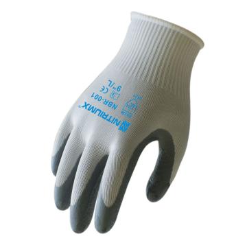 赛立特 白色尼龙衬里丁腈掌部涂层手套，NBR-001-9 （f03016-125项目型产品，下单咨询） 售卖规格：1副